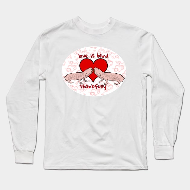 Love is Blind Long Sleeve T-Shirt by Underbite Boutique